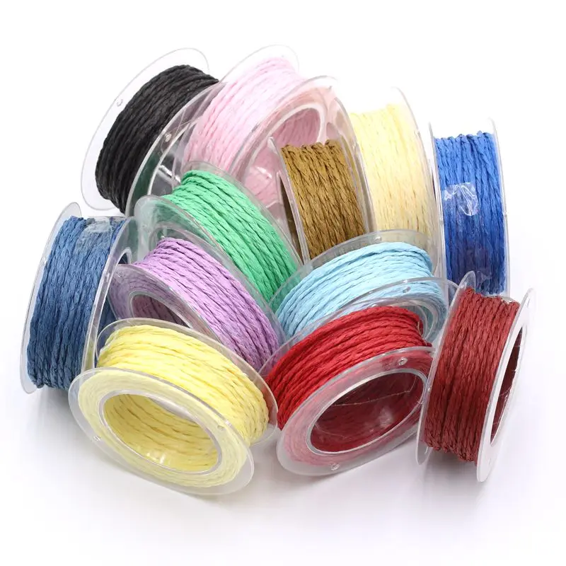 10 м/2 Веревка из натуральной бумаги украшение для мебели ручной работы Подарочная