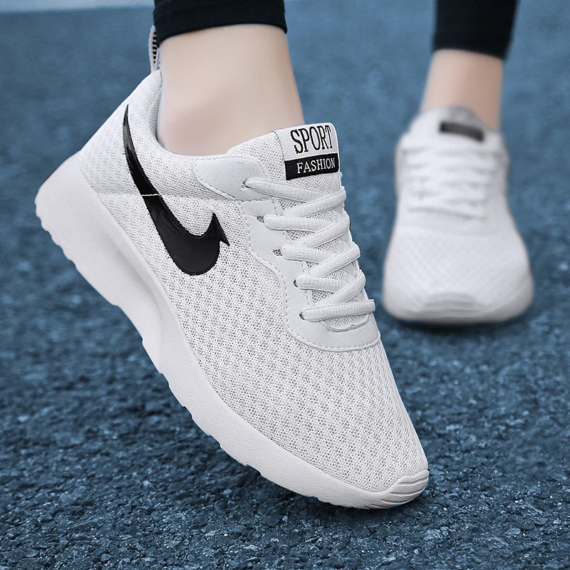 Обувь большого размера женские модные дышащие Прогулочные кроссовки обувь для