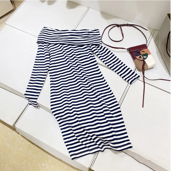 

Sexy Shoulder High Stretch Dress for Women Slim