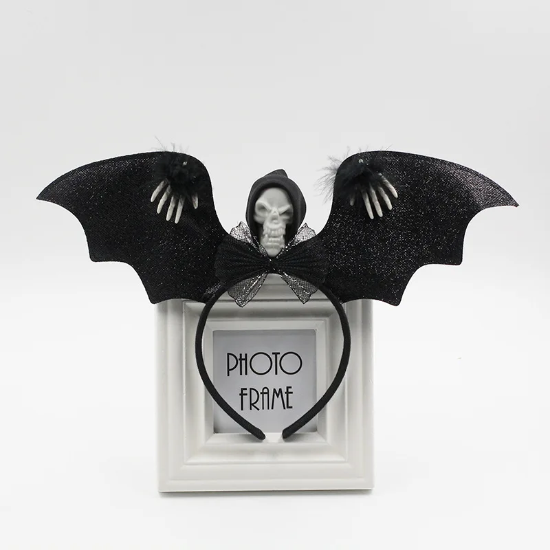 2019 Новый Хэллоуин большая летучая мышь светящаяся повязка на голову