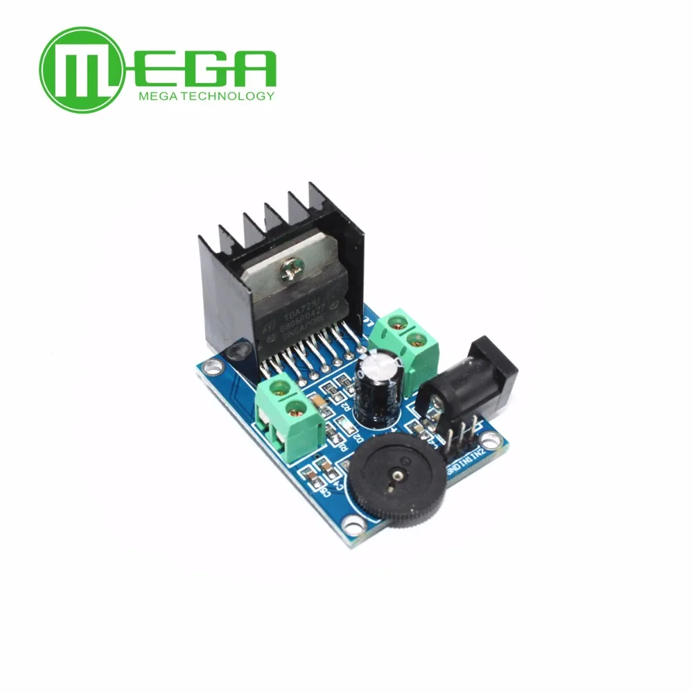 

10pcs/lot TDA7297 amplifier board spare parts dc 12v grade 2.0 dual audio encoding 15w electronic diy kit