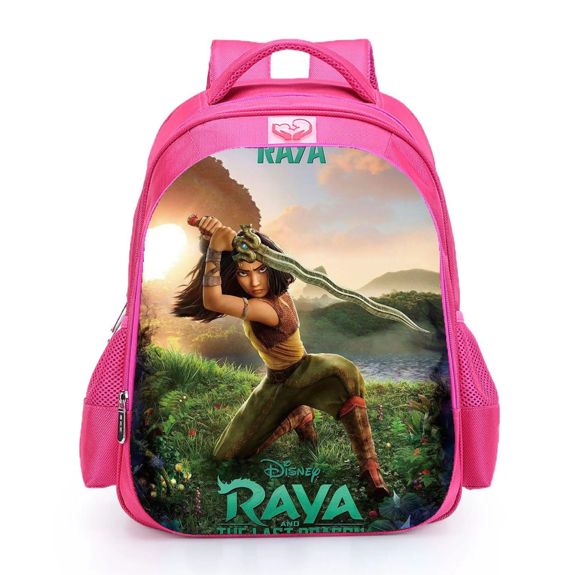 Disney New movie Raya and The Last Dragon Schoolbag backpack students' burden reduction backpack men and women travel backpack