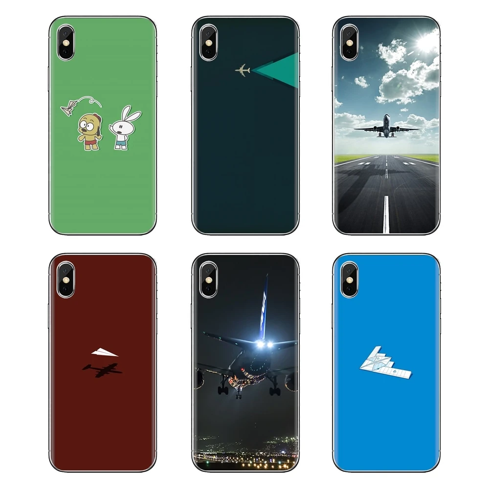 Прозрачный мягкий чехол чехлы для фильмов Бумажные самолеты iPod Touch Apple iPhone 4 4s 5 5S SE