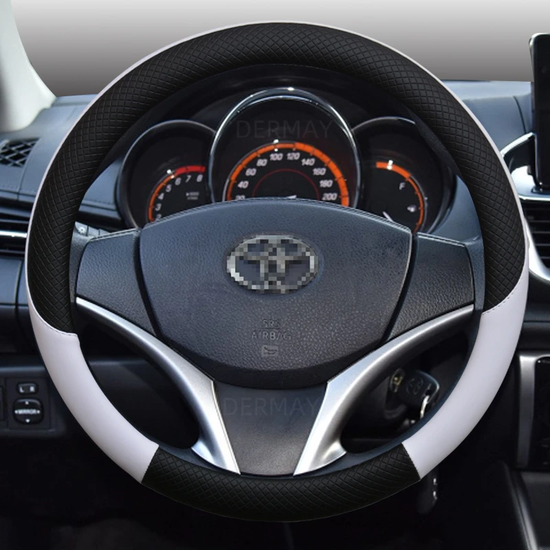 Dành Cho Xe Toyota Yaris Vitz Echo Starlet Tercel Lái Ô Tô Bao Da Chống Trượt 100% DERMAY Thương Hiệu Tự Động Phụ Kiện