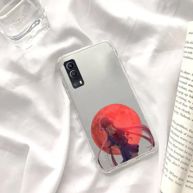 

Gasai Yuno anime Phone Case Transparent for vivo x y s 7 9 1 7 5 6 50 53 66 55 69 67 e plus pro