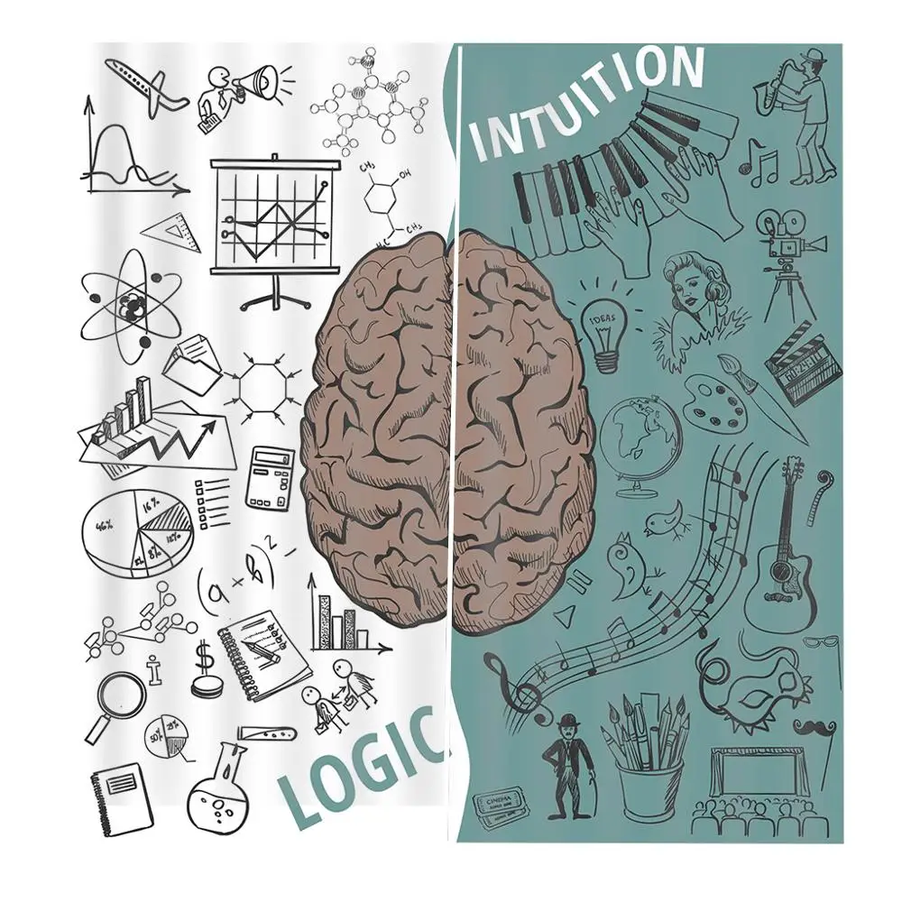 

Music Guitar Curtains Music character piano keyboard Window Curtains For Living room bedroom Blackout Print Equation pattern Dra