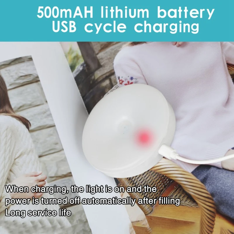 Светодиодная лампа с usb зарядкой Ночной светильник прикроватный для грудного