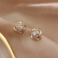 karopel top quality flower created moissanite women stud earrings 925 sterling silver earrings fine jewelry wedding gifts