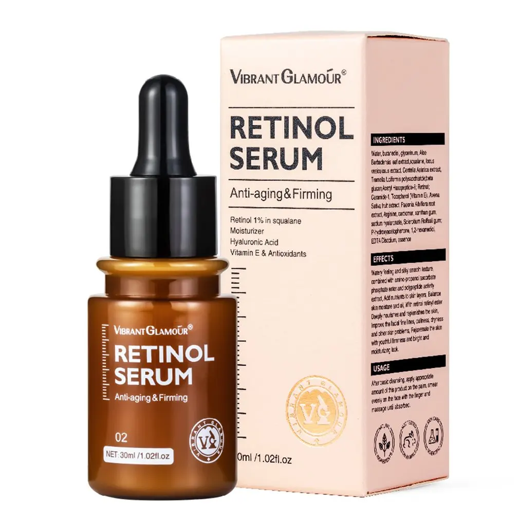 

Anti-Aging Retinol Face Serum Fade Fin Lines Liquid Face Moisturizing Whitening Fade Fine Line Essence Face Serum