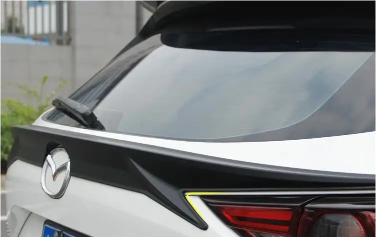 Спойлер на крышу для mazda CX-5 CX5 2018-2019 АБС-пластик цвет праймера заднего крыла