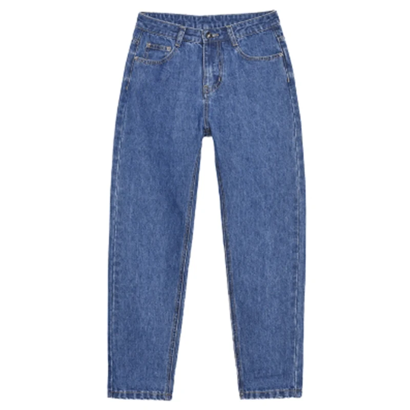 

Cotton White Jeans for Women High Waist Harem Mom Jeans spring 2020 new plus size black women jeans denim pants beige blue