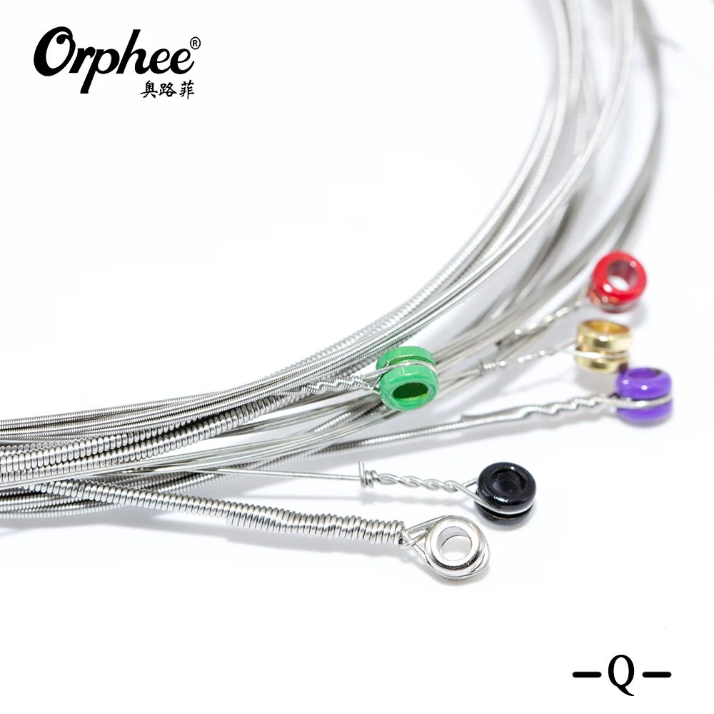orphee elektrische gitarre saiten qe serie nickel legierung überzogene professionelle metall elektrische gitarre string teile musical instruments