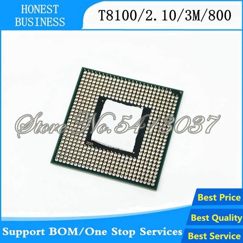 T8100 8100 CPU 3M кэш/2 1 ГГц/800/двухъядерный сокет 479 ноутбук процессор для GM45