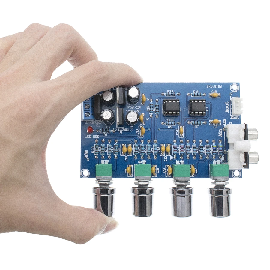 XH-M164 NE5532 Stereo Pre-усилитель предусилитель Tone Board Audio 4 усилитель каналов Module 4CH Control