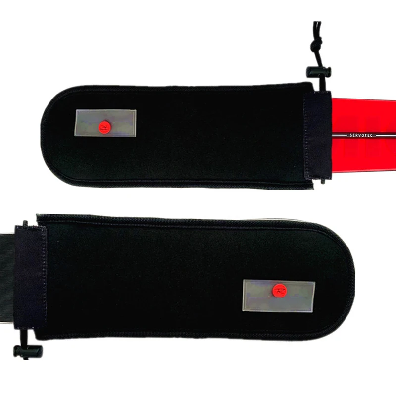 

Ski Board Protection Cover Thick Adjustable 2 Pieces Snowboard Head Protect Cover Elastic Black Outdoor Sports Skiing Equipments