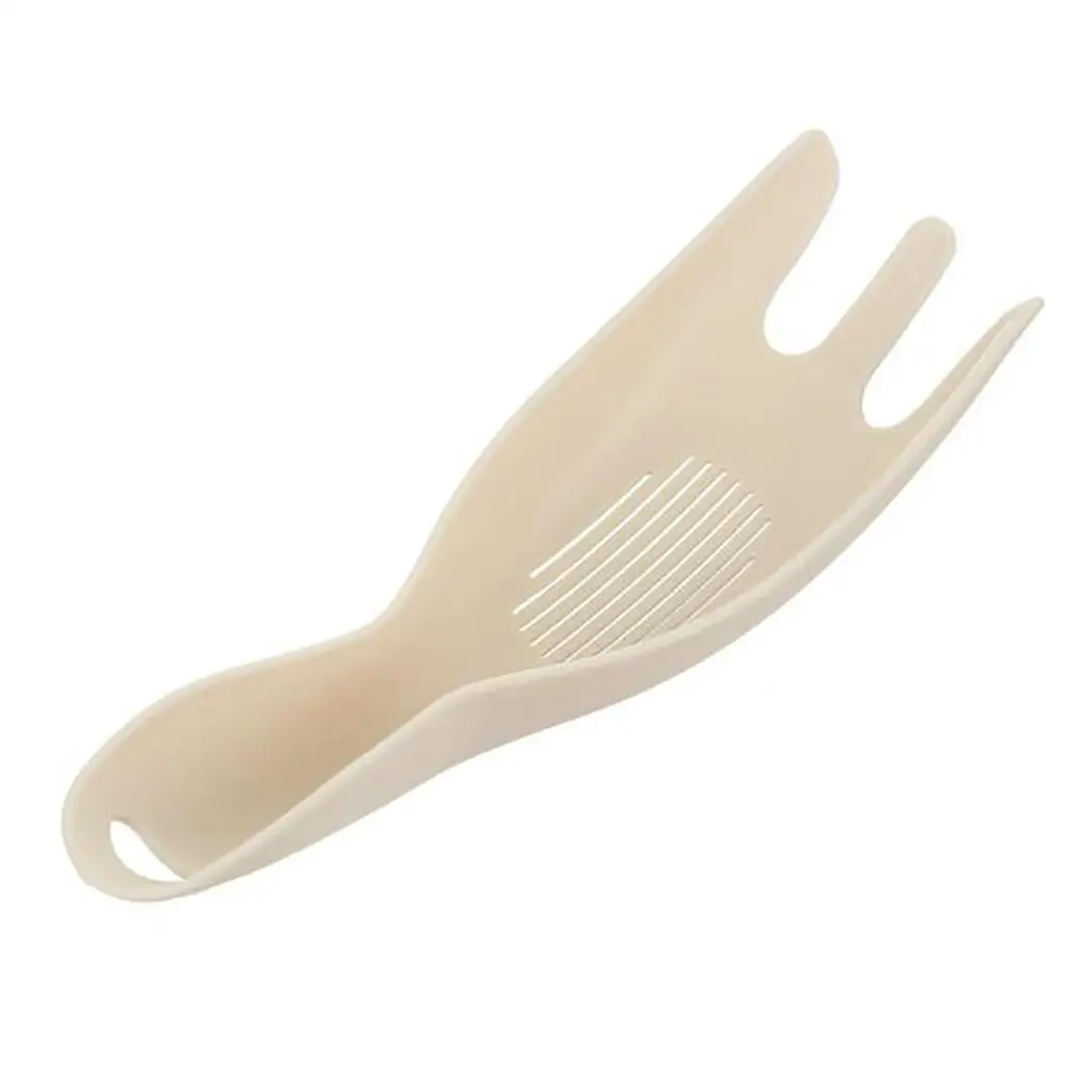 Прочный практичный с подвесным отверстием Ручной Кухонный белый/хаки рисовый