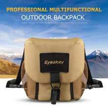 Universal Portable Binoculars Backpack with Strap Durable Binoculars Camera Storage Bag Chest Pack for Outdoor Hiking Hunting