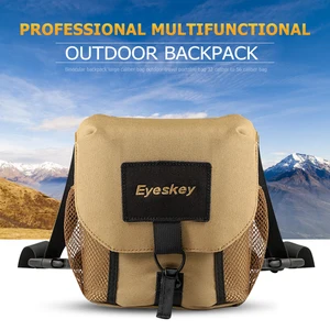 universal portable binoculars backpack with strap durable binoculars camera storage bag chest pack for outdoor hiking hunting free global shipping