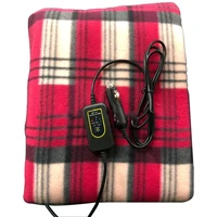 thermostat electric heating blanket 12v plaid stripe car controller warmer soft automatic carpets mat thicker pad fit for winter