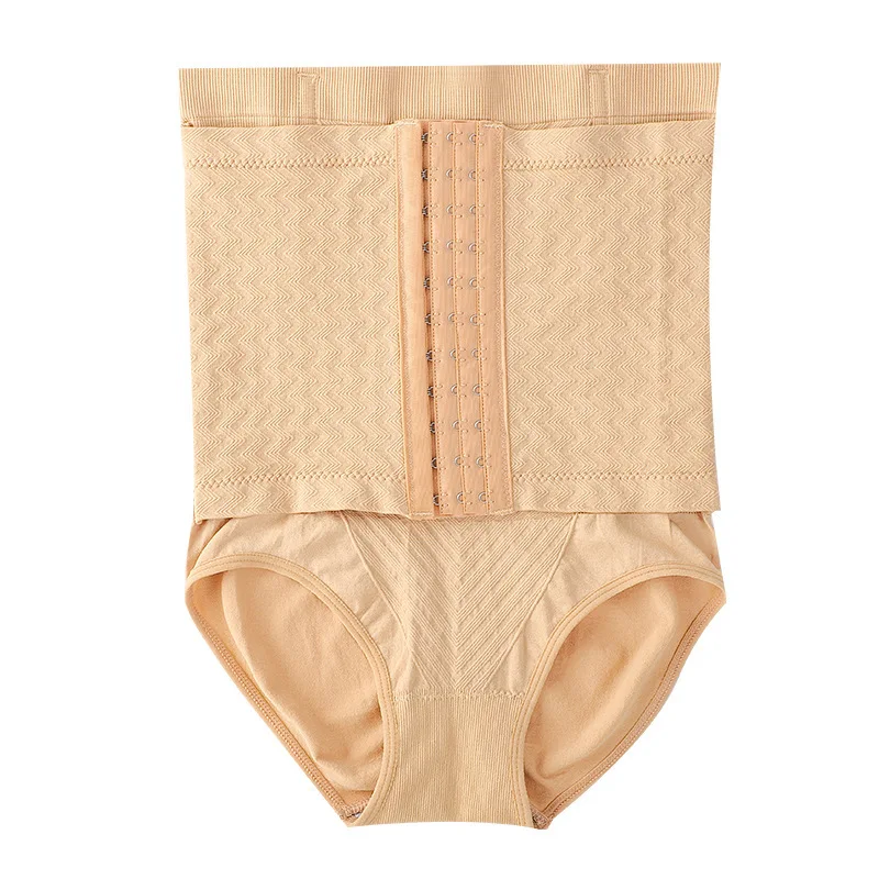 Корсет с завышенной талией Утягивающее бюстье короткие брюки крючком нижнее