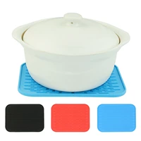 heat resistant cup anti bacterial drainer home kitchen cushion dish drying mat silicone washer tableware