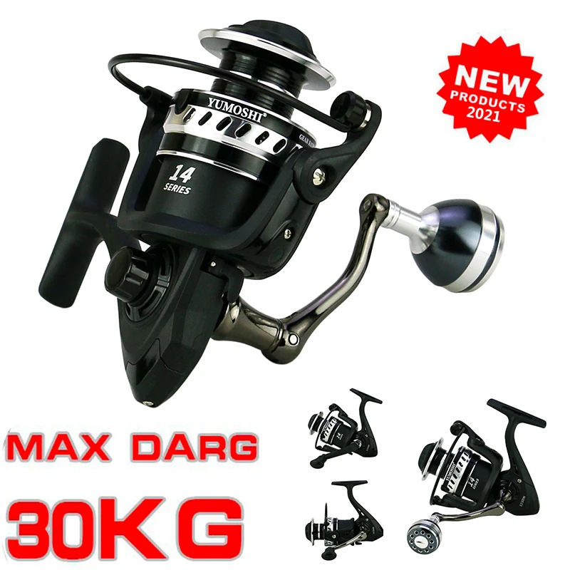 Рыболовная катушка Yumoshi полностью Металлическая 14 шарикоподшипников 3 вида 2000 7000