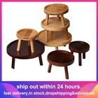 Заводской стенд держатель для растений деревянный цветок подставка для горшков стойки круглый горшок для садового растения Дисплей подставки для дома и улицы