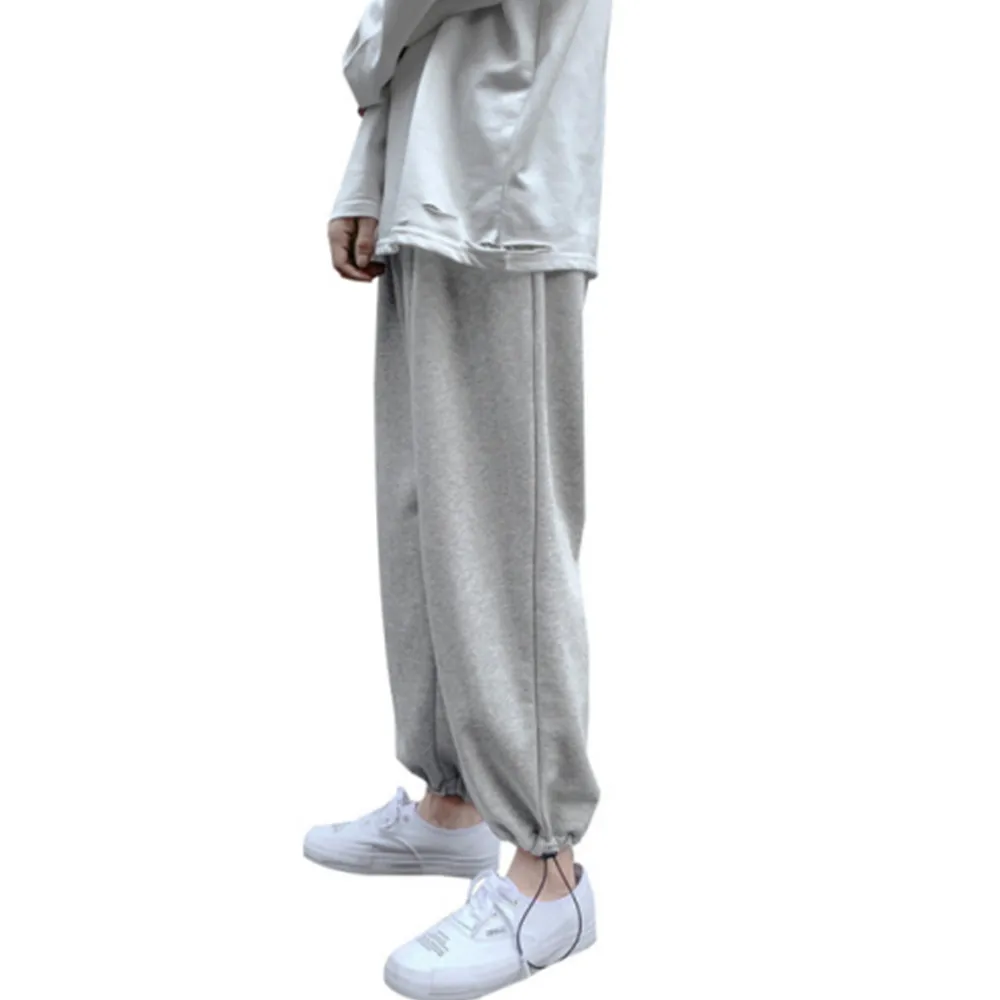 

Spring and Autumn 2021 New Sportswear and Leisure Fashion Trousers Loose Version of Wide Leg Pants with Bound Feet