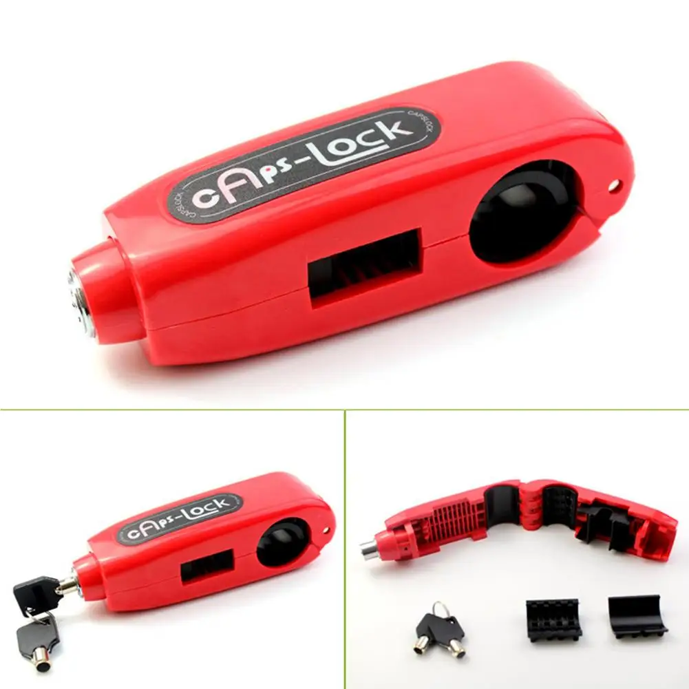 Универсальный замок для мотоцикла руля скутера тормоза дроссельной заслонки