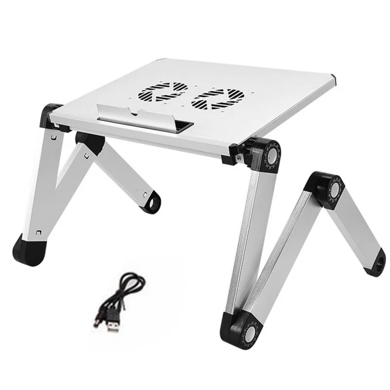 Регулируемый алюминиевый поднос для кровати ноутбука эргономичный портативный