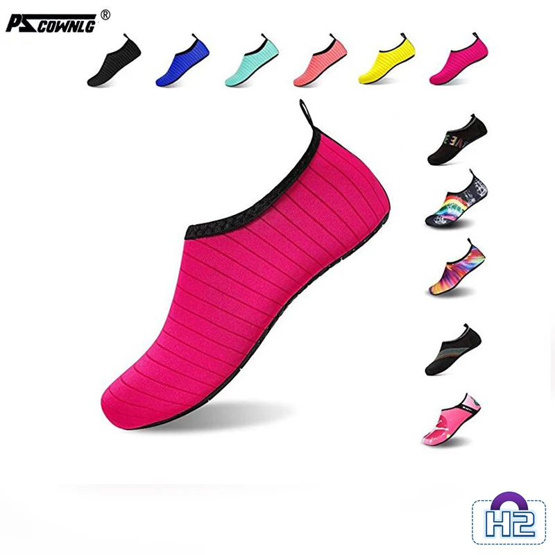 

Aqua Shoes Pscownlg Men Women Beach Camping Shoes Adult Unisex Aqua Flat Soft Walking Lover yoga Shoes Non-slip sneakers