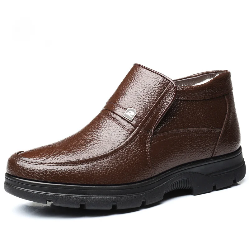 39 46 мужские ботинки Нескользящие 2019 удобные теплые зимние # NXM8667|Ботинки| |