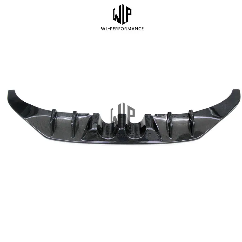 Golf 7 MK7 R400 углеродного волокна диффузор губа на задний бампер среднего вне