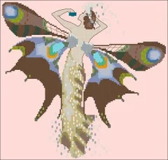 Набор для вышивки крестиком YIXIAO из хлопка с вышивкой MD105 _ night_nymph | Дом и сад