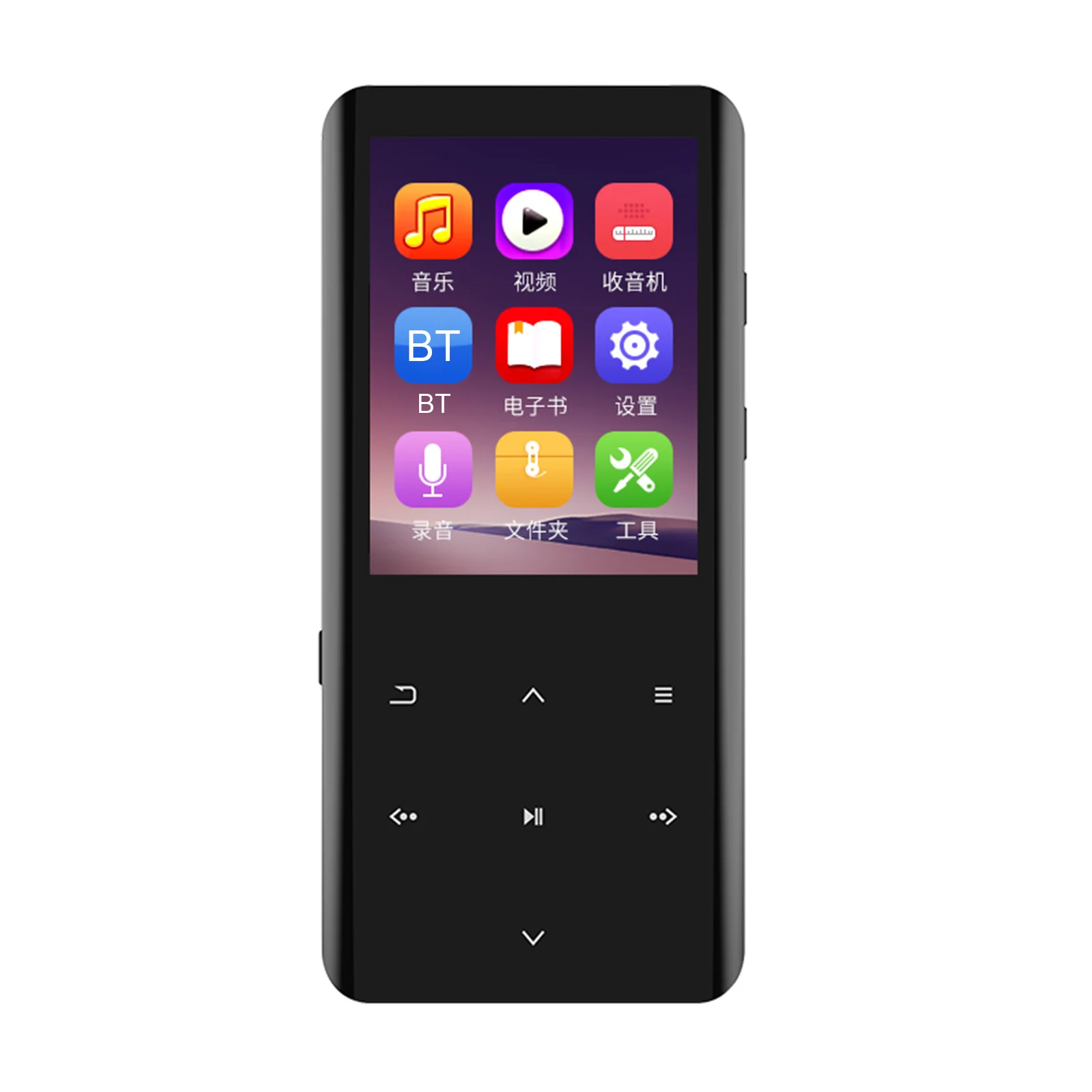 Портативный музыкальный видеоплеер RUIZU D18 BT MP3 hi-fi звук без потерь 2 4 дюймовый