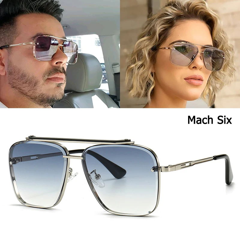 

JackJad 2021 Fashion Classic Mach Six Style Gradient Sunglasses Cool Men Vintage Brand Design Sun Glasses Oculos De Sol 2A102