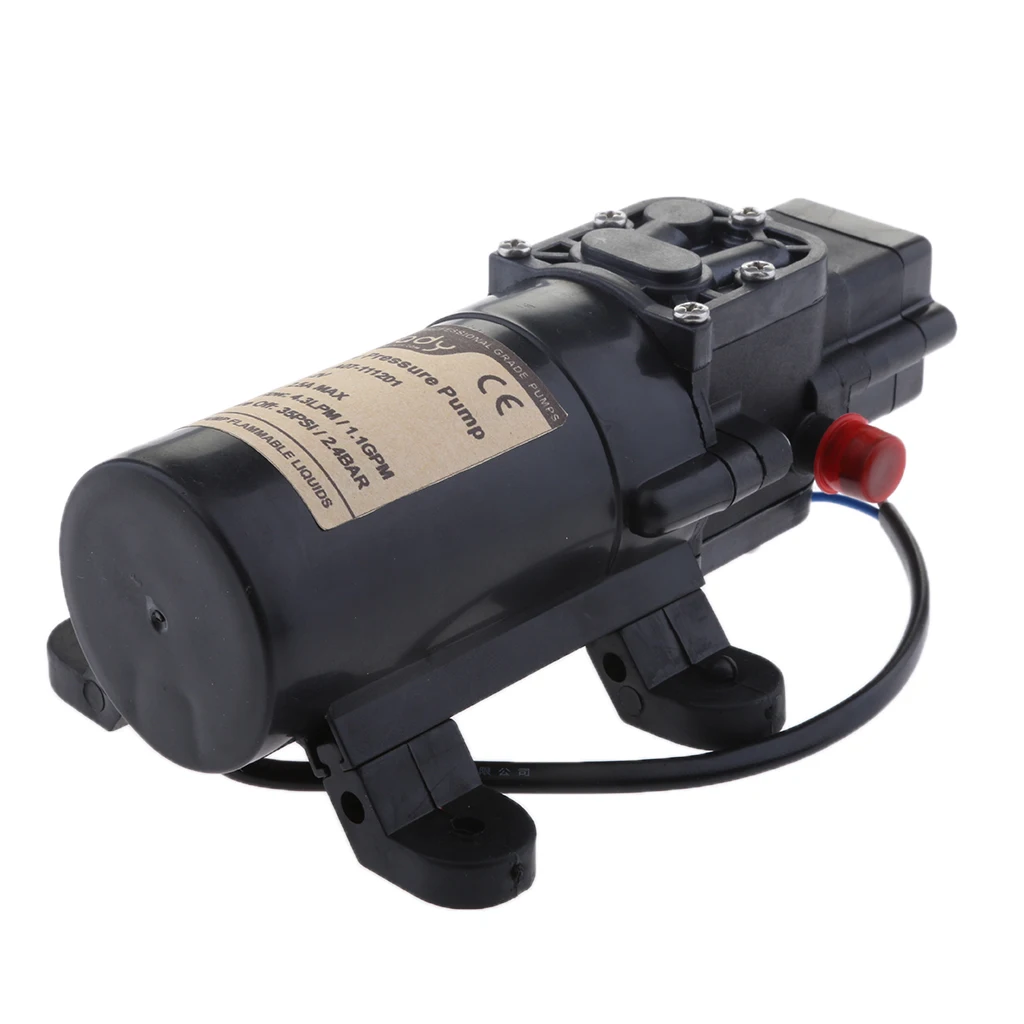 

High Pressure 35PSI 1.1GPM Water Pump Electric Self Priming Diaphragm Pump