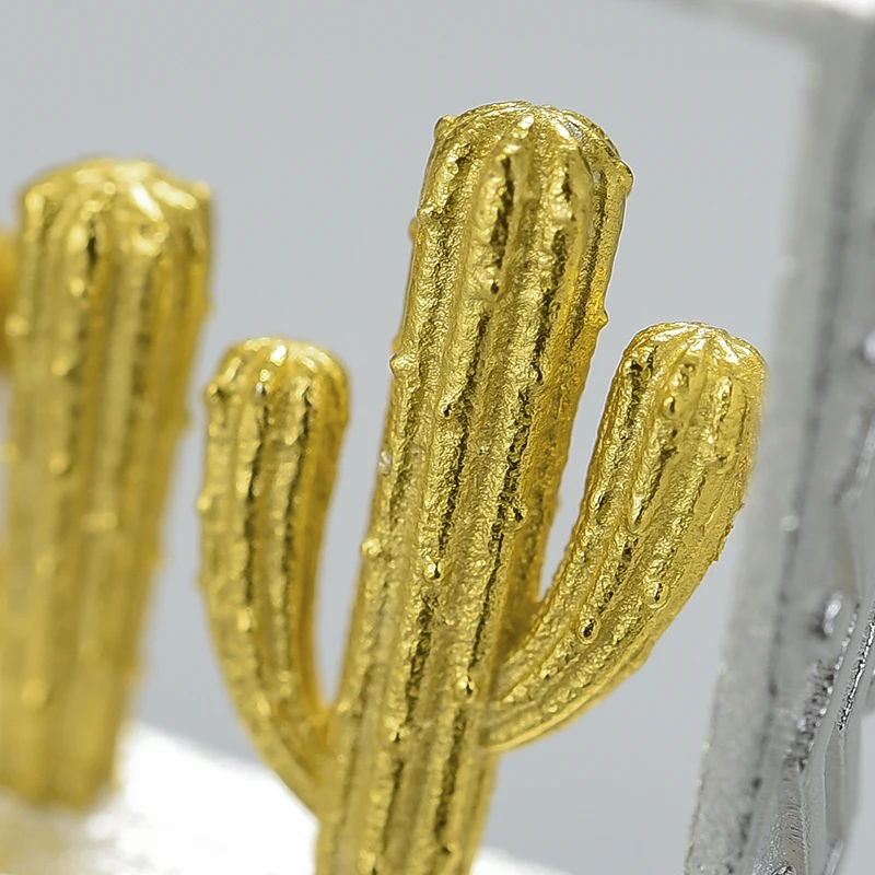 Lotus Fun реальные 925 серебро ручной работы Ювелирные украшения пустыни серии