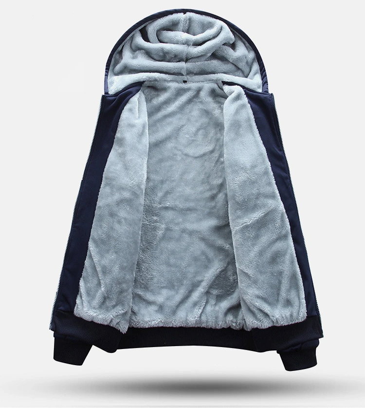 Мужской плотный теплый спортивный костюм повседневная Осенняя флисовая