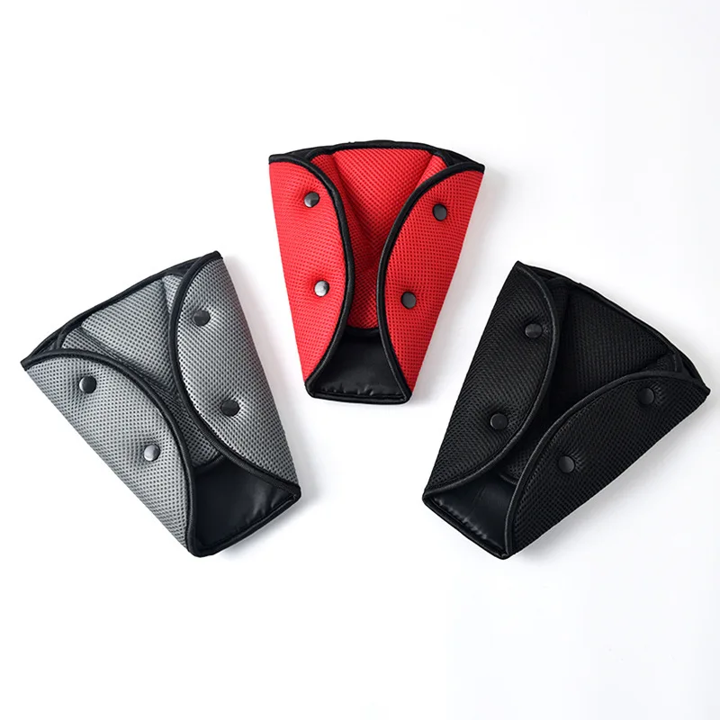 Детские дышащие ремень безопасности регулируемый держатель автомобиля анти шеи