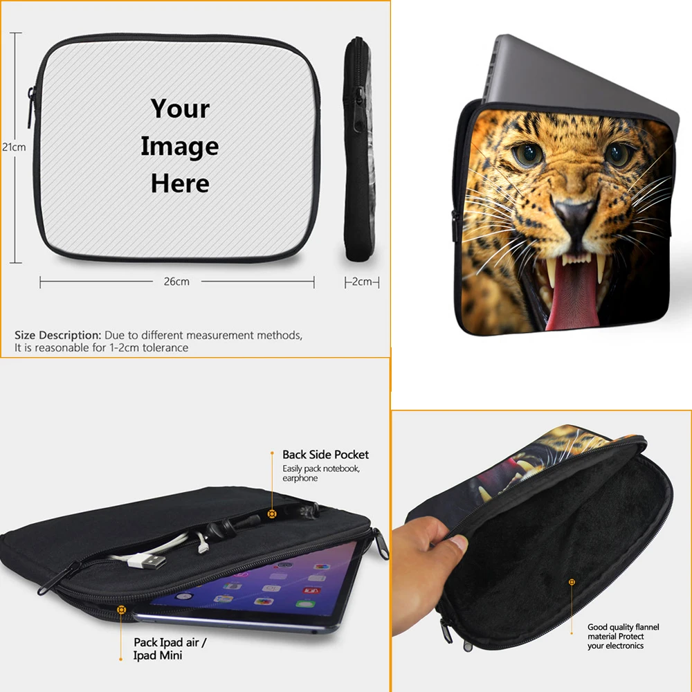 Ipad bag FORUDESIGNS женские сумки с 3D принтом, на заказ, с собственным логотипом, повседневные сумки на плечо, большие женские сумки - Цвет: Ipad bag