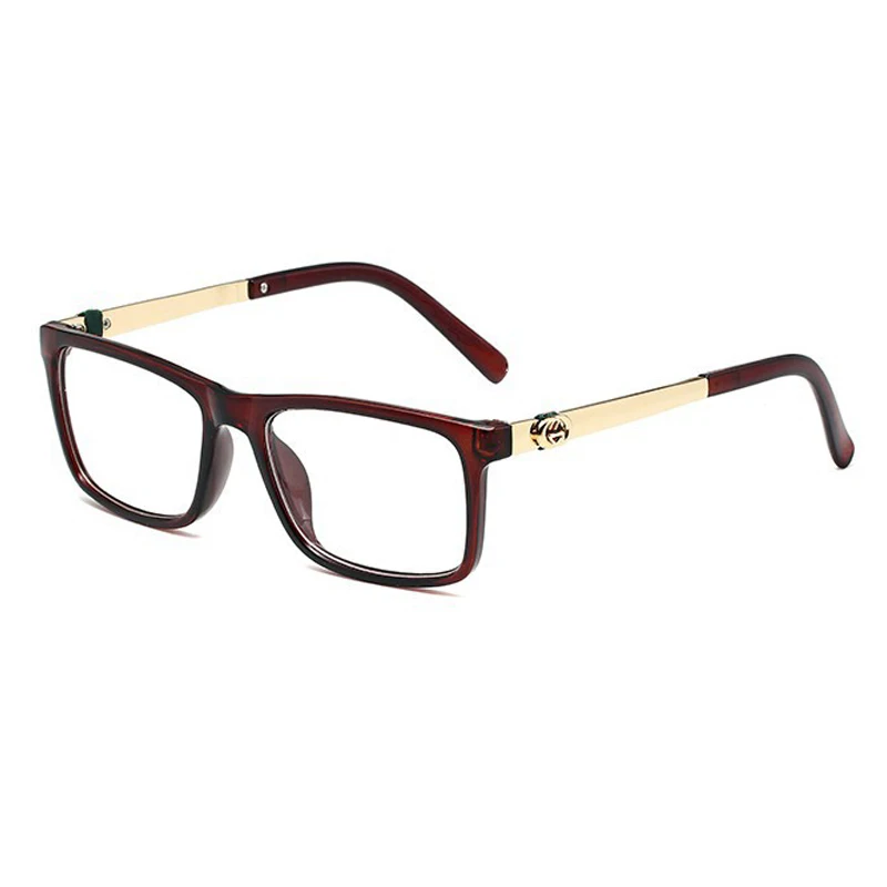 Square Small Frame Glasses Women'S 2022 Luxury Brand Designer Fashion For Men'S Eyewears Ladies Clear Plain Mirror 4 Color