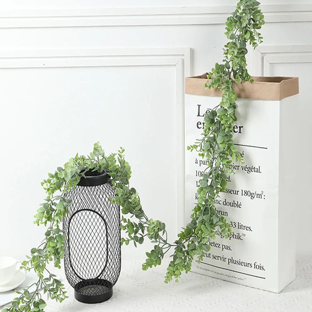 Домашняя гирлянда из искусственных листьев эвкалипта ивы лоза Свадебный декор