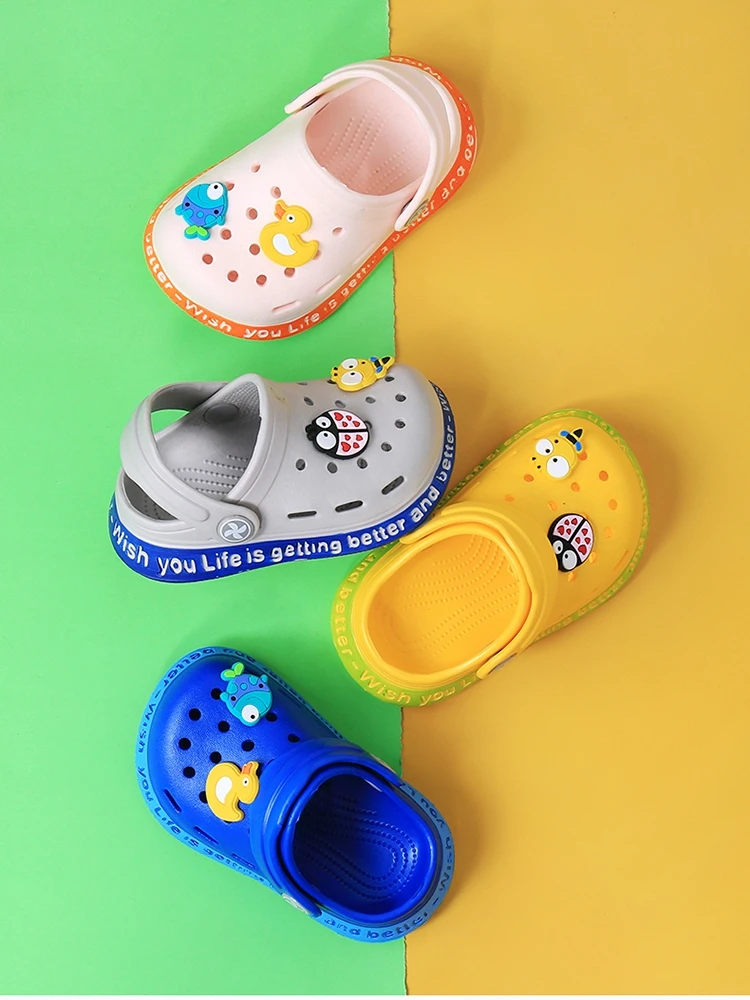 

Baby Sandals for Boys Girls Summer Toddler Flip Flops Children Home Slippers Beach Cute Cartoon Beach Slippers