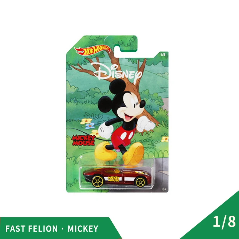 

Hot Wheels 2019 Disney 90th Anniversary Edition Mickey Mouse & Friends Classic character car Mickey Pluto Donald Duck Toy