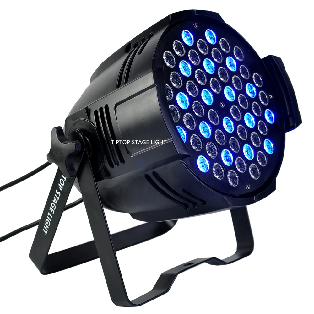 8xlot 543W RGBW LED Par 64 Double Yokes Stage DJ вечерние светильник DMX Par64 Lamp Light ing Single Color Sound Control Auto