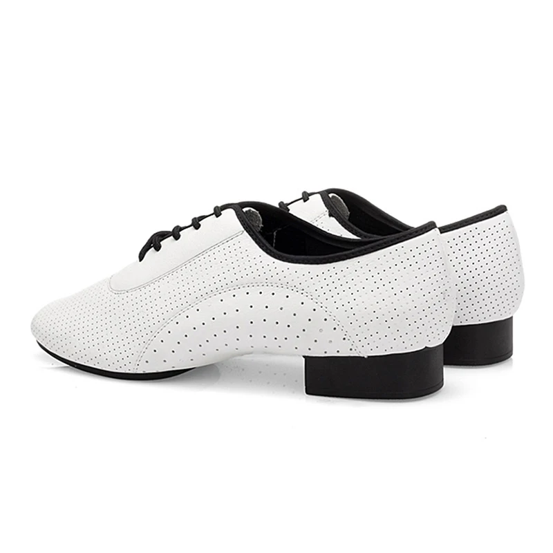 Men's Ballroom Dance Shoes Tango Jazz Latin Dancing Shoes For Boys Adults Soft PU 2CM Low Heel Party Shoes