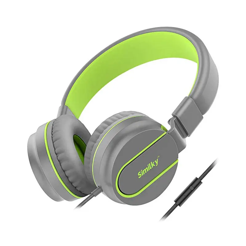 Детские наушники со стереозвуком проводные регулируемая головная повязка