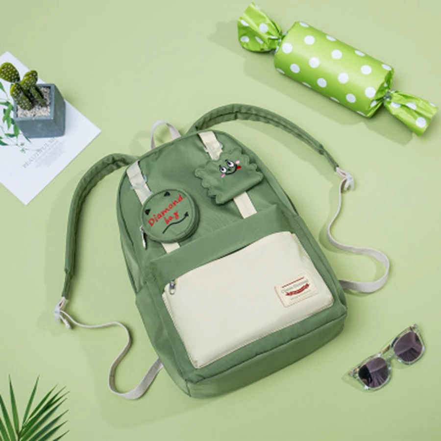 Японская и Южная Корея нейлоновая школьная сумка повседневный рюкзак для