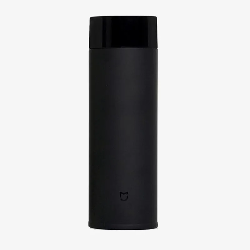 Черный Новая мини-термос Xiaomi Mijia, бутылка 350 мл, портативные Термосы Из Нержавеющей Стали, двухслойная вакуумная кружка для воды - Цвет: Черный